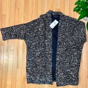 Black Rainn Women’s Blazer / Sweater Jacket B30255KTN Black & White